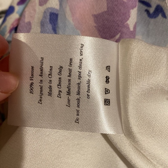 Sofia the Label / Isabelle Floral slip strappy violet midi Dress XS - Picture 8 of 11